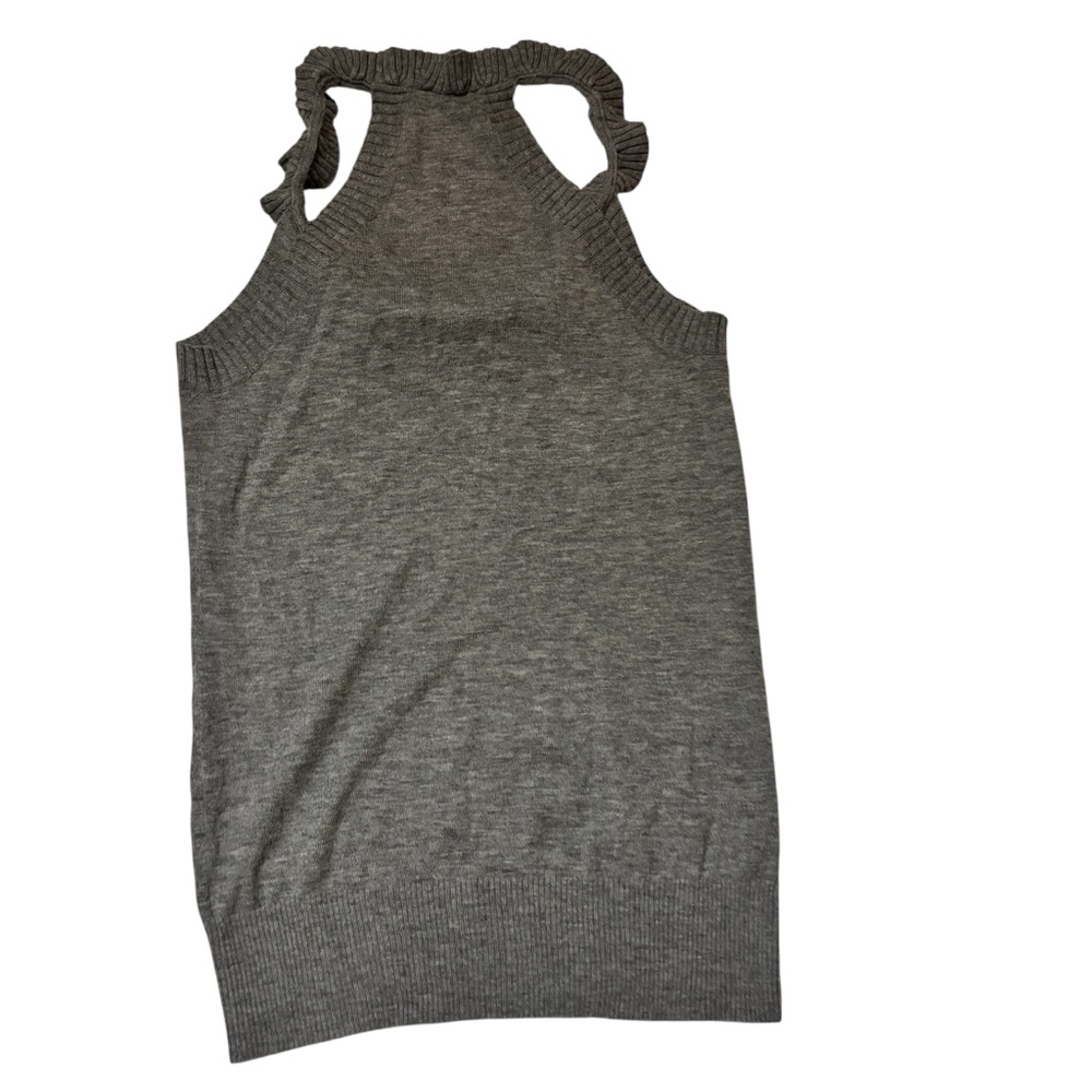 Banana Republic Gray Ruffled Halter Neck Sweater - Picture 11 of 11